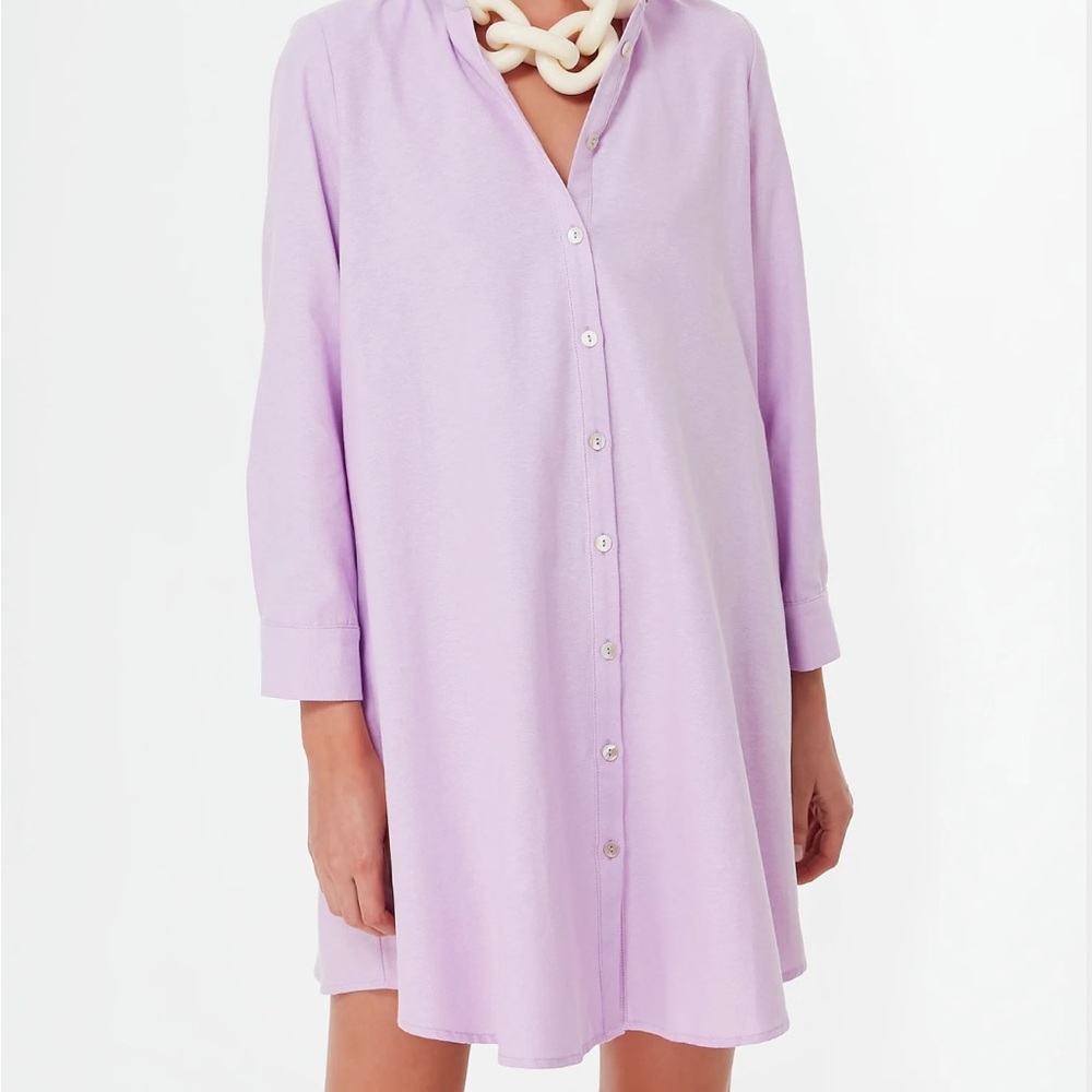 Tuckernuck Pomander Palace WHITE Oxford Harris Shirt Dress NWT